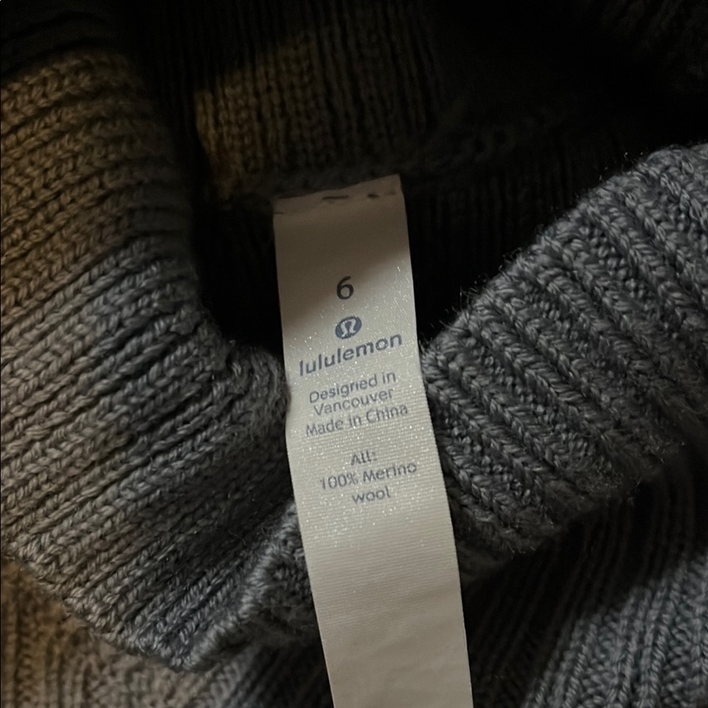 lululemon mock-neck merino wool sweater, 6 - Picture 7 of 7